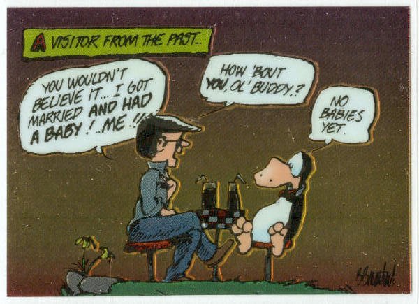 Bloom County Outland #54 Sticker Parallel Trading Card