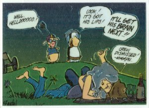 Bloom County Outland #57 Sticker Parallel Trading Card