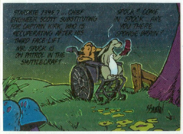Bloom County Outland #58 Sticker Parallel Trading Card
