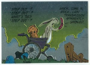 Bloom County Outland #60 Sticker Parallel Trading Card