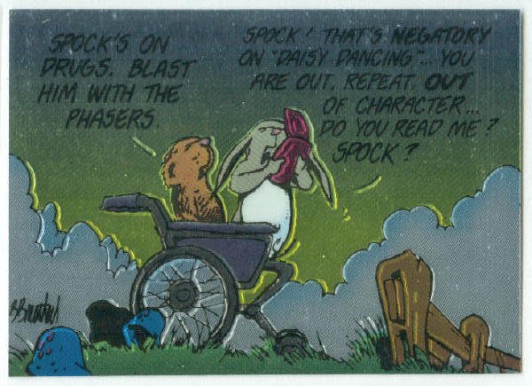 Bloom County Outland #62 Sticker Parallel Trading Card