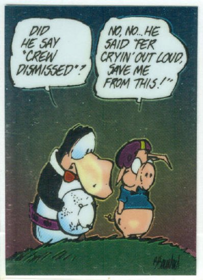 Bloom County Outland #65 Sticker Parallel Trading Card