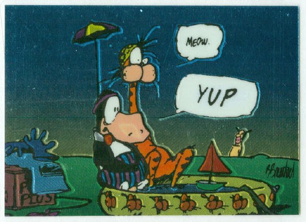 Bloom County Outland #72 Sticker Parallel Trading Card
