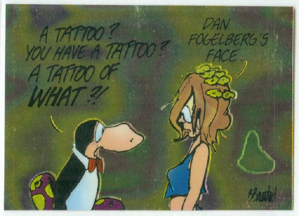 Bloom County Outland #80 Sticker Parallel Trading Card