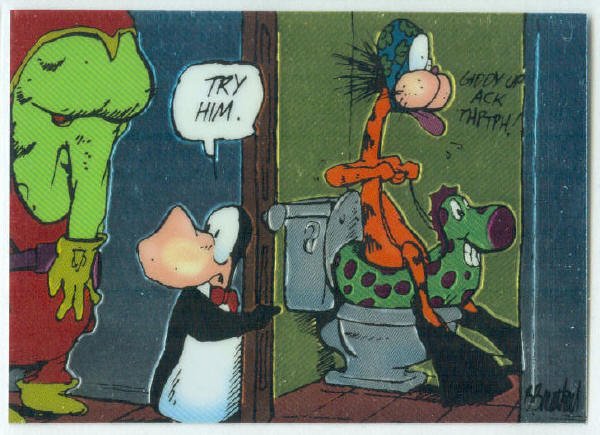 Bloom County Outland #89 Sticker Parallel Trading Card