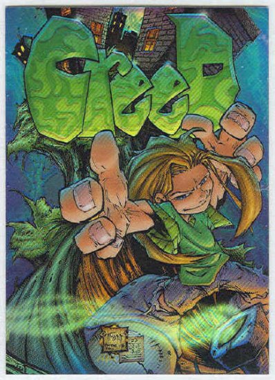 Creed 1996 Sticker #32 Chromium Parallel Trading Card