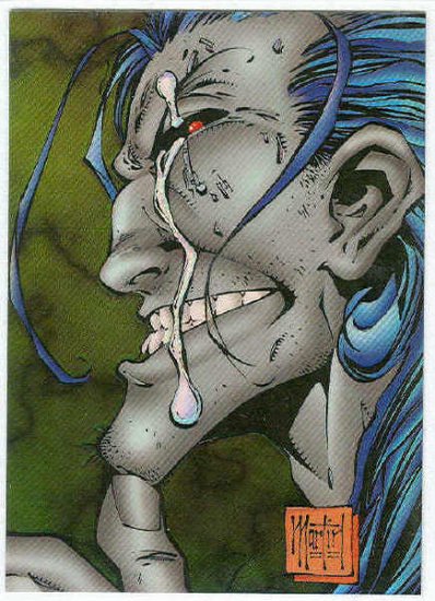 Creed 1996 Sticker #46 Chromium Parallel Trading Card