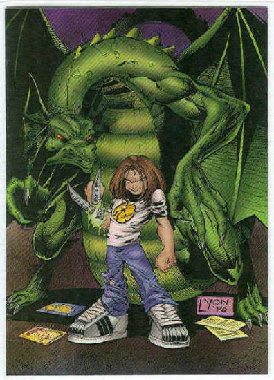Creed 1996 Sticker #49 Chromium Parallel Trading Card