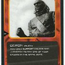 Doctor Who CCG Ogron Black Border Game Trading Card