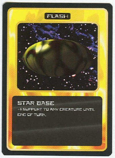 Doctor Who CCG Star Base Black Border Game Trading Card