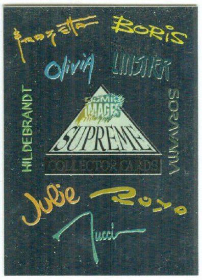 Comic Images Supreme Promo Unnumbered Trading Card