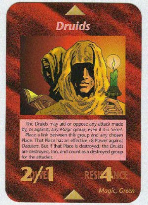 Illuminati Druids New World Order Game Trading Card