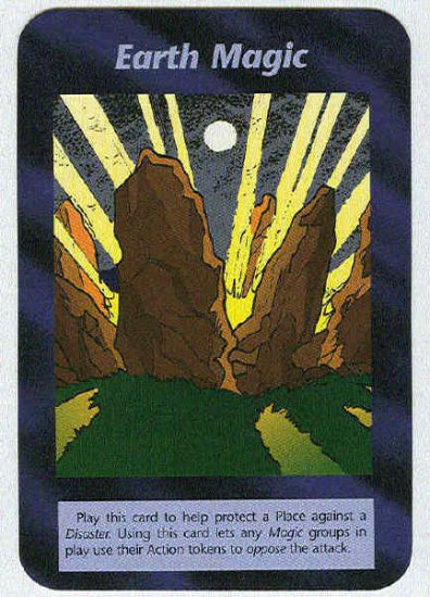 Illuminati Earth Magic New World Order Game Trading Card