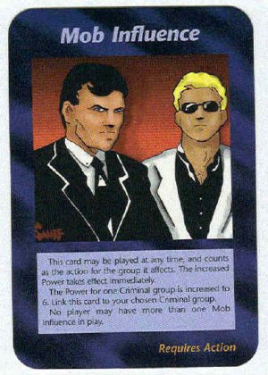 Illuminati Mob Influence New World Order Game Card