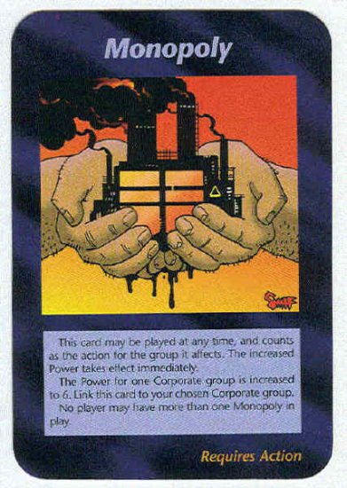 Illuminati Monopoly New World Order Game Trading Card
