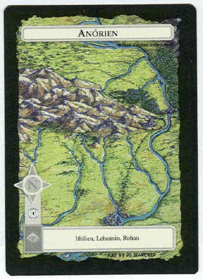 Middle Earth Anorien Wizards Limited BB Game Card