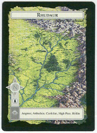 Middle Earth Rhudaur Wizards Limited Game Card