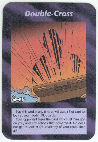 Illuminati Double-Cross New World Order Game Trading Card