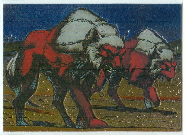 Pitt 1995 Intrepid Character Cover #C3 Foil Embossed Card