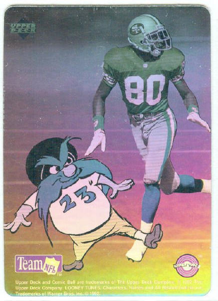 Comic Ball Series 4 Hologram Card Sam, Jerry Rice