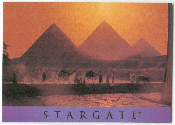 Stargate 1994 Adventure #AS-1 Chase Card Giza Plateau 1928