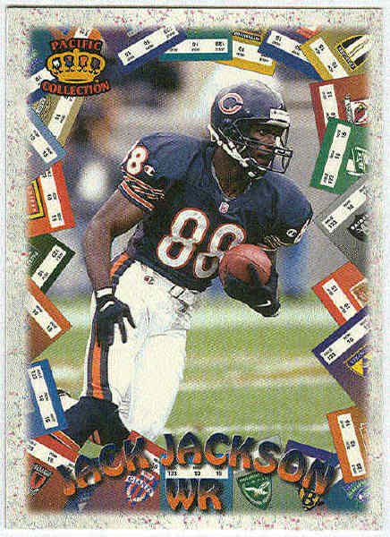 1996 Pacific Jack Jackson #GT37 Game Time Football Card