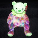 August The Bear TY Beanie Baby 2001 Retired