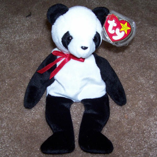 fortune panda beanie baby