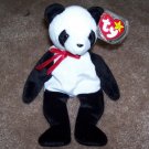 TY Beanie Baby Fortune The Panda Born December 6, 1997