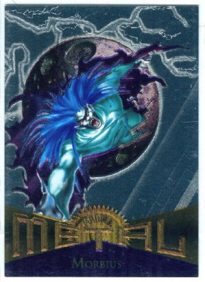 Marvel Metal #60 Morbius Silver Flasher Parallel Chase Card