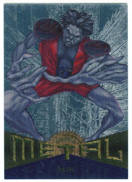 Marvel Metal #118 Skin Silver Flasher Parallel Chase Card