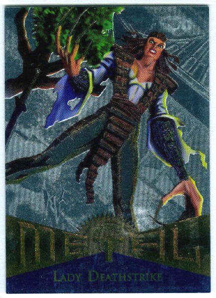 Marvel Metal #100 Lady Deathstrike Silver Flasher Chase Card