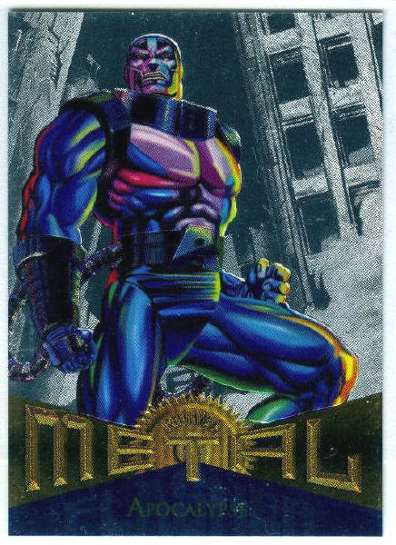 Marvel Metal #82 Apocalypse Silver Flasher Parallel Card