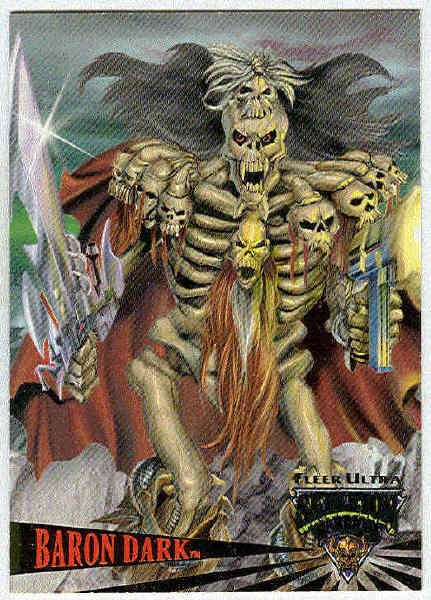 Skeleton Warriors Baron Dark Promo Trading Card