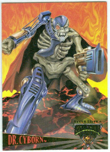 Skeleton Warriors Dr. Cyborn Promo Trading Card