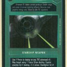 Star Wars CCG Boosted TIE Cannon Uncommon DS Game Card Unplayed
