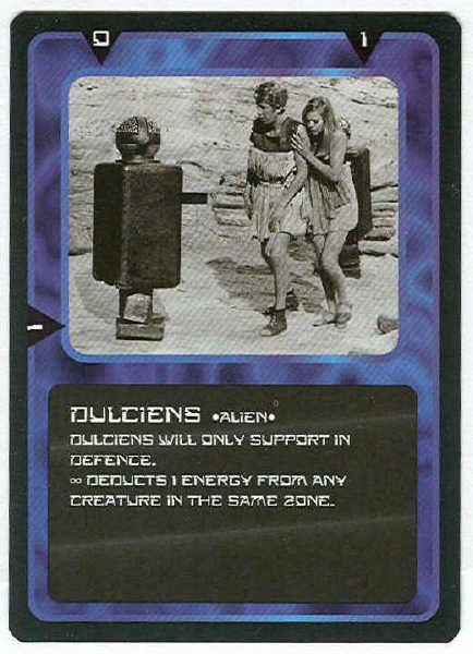 Doctor Who CCG Dulciens Black Border Game Trading Card