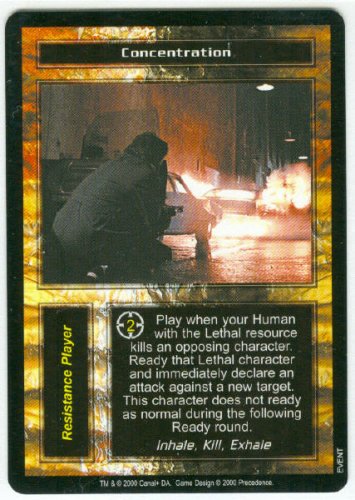 Terminator CCG Concentration Game Card Unplayed