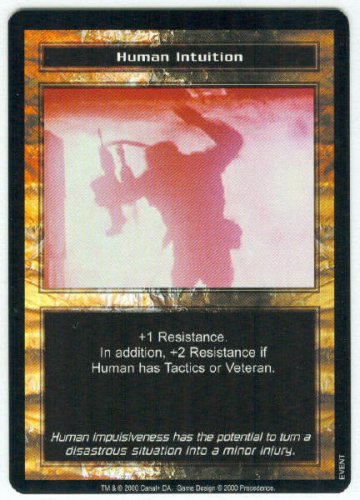 Terminator CCG Human Intuition Precedence Game Card Unplayed