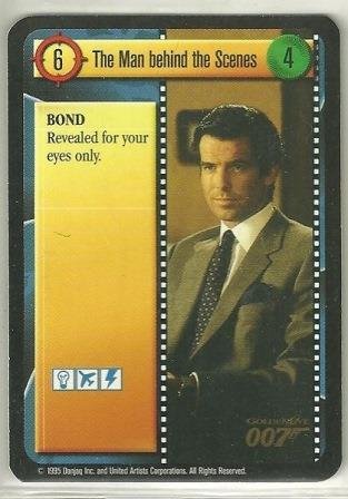 James Bond 007 CCG The Man behind the Scenes Game Card Goldeneye