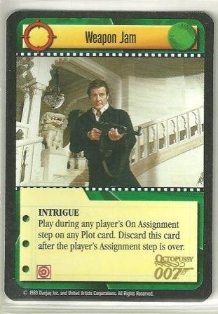 James Bond 007 CCG Weapon Jam Game Card Octopussy