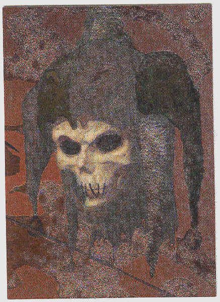 Brom 1995 #M5 Metallic Storm Card The Silent Quintet V