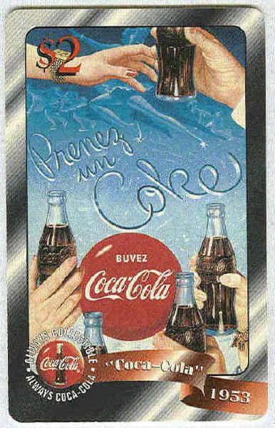 Coca Cola Sprint Fon 96 #44 $2 Phone Card