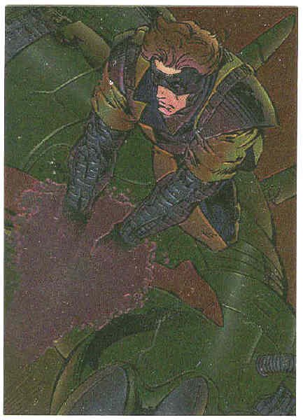 Cyber Force Cyber Optics #A-12 Heatwave Chromium Trading Card