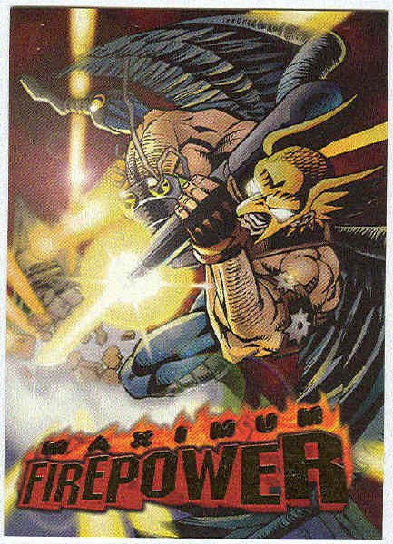 DC Outburst #4 Maximum Firepower Embossed Chase Card