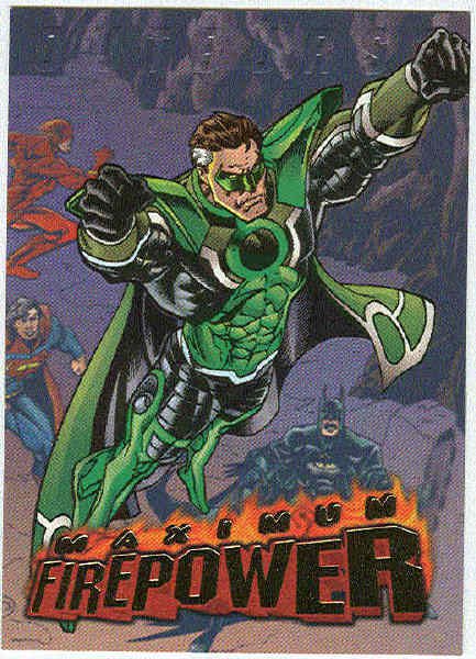 DC Outburst #17 Maximum Firepower Embossed Chase Card