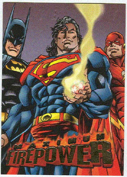 DC Outburst #20 Maximum Firepower Embossed Chase Card
