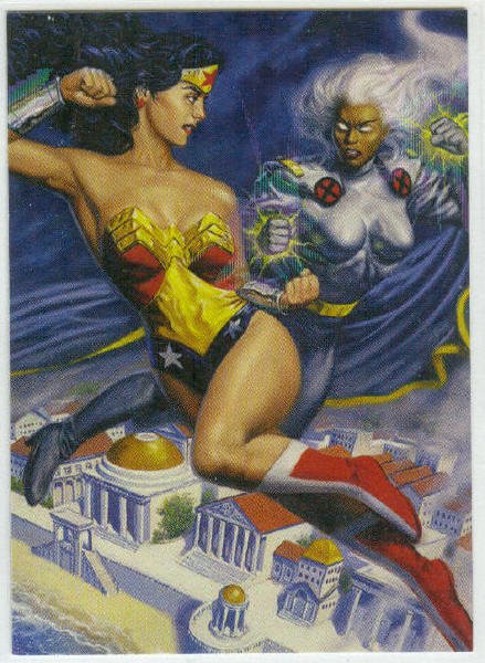 DC vs Marvel Holo F/X #12 Wonder Woman Chase Card