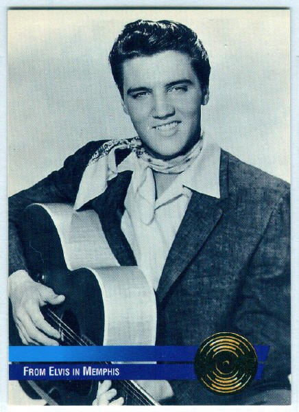 Elvis Presley 1992 #6 Gold Record Foil Trading Card