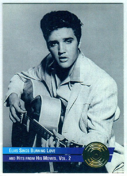 Elvis Presley 1992 #10 Gold Record Foil Trading Card